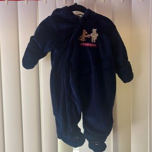 Adorable Warm Cozy Footed Disney Winnie the Pooh Onesie 3 Months